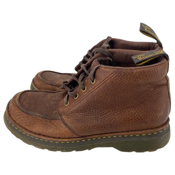 Leather Boots Dr Martens Austin Boot Martens Men's 10 M Brown